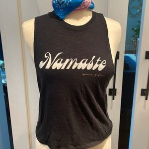 Spiritual Gangster Size Medium “Namaste” muscle tee